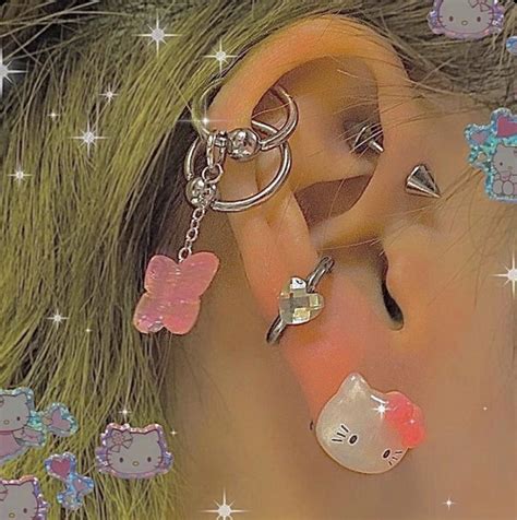 cute earrings   earings piercings grunge jewelry cute earrings