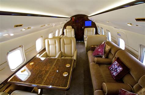 luxurious private jet interiors  early air