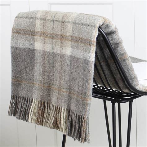 bark pure wool throw  marquis dawe notonthehighstreetcom