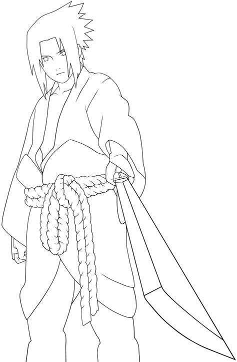 cool person sasuke coloring pages naruto sketch naruto