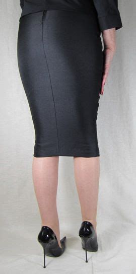 sarah and rosa high heels hobble skirt knee length suiting twill £