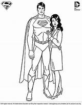 Coloring Superman Pages Kids Lois Colouring sketch template