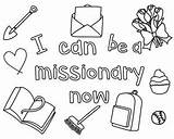 Ministering Missionary Ministeringsimply Below sketch template