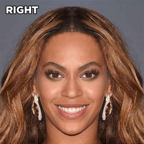 celebrities with asymmetrical faces