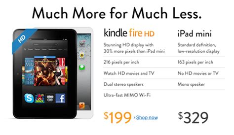 amazon takes   ipad mini  homepage ad