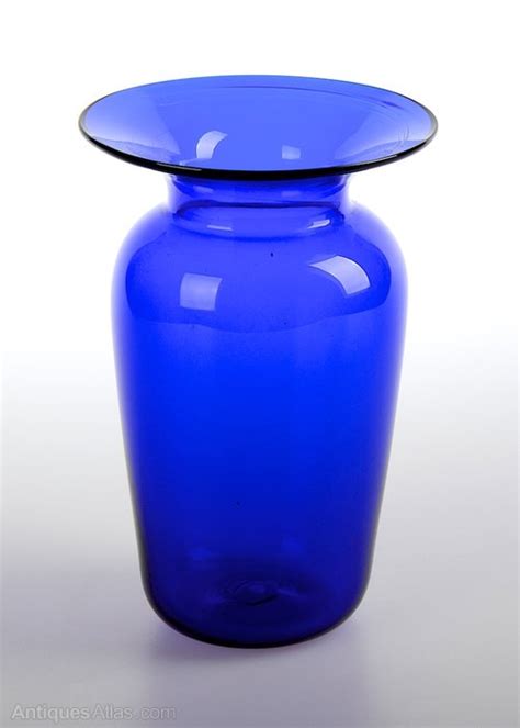 Antiques Atlas Bristol Blue Glass Vase