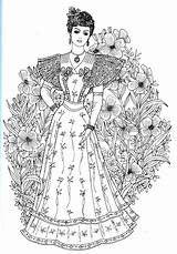 Coloring Pages Book Nouveau Adult Fashions Choose Board Princess sketch template