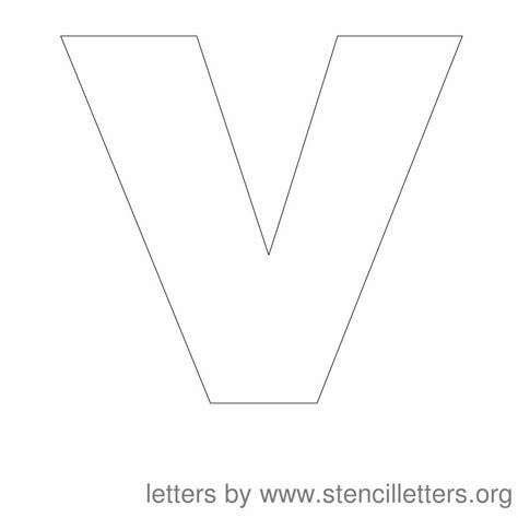 uppercase  template letter stencils alphabet stencils printable