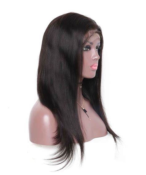 straight full lace human hair wigs silk top wigs natural scalp msbuycom