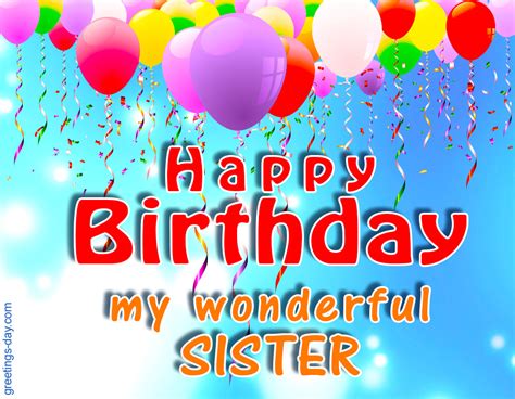 birthday  sister ecards