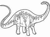 Coloring Apatosaurus Getdrawings sketch template