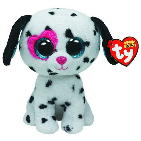 ty beanie boos chloe dalmatian dog exclusive glitter eyes