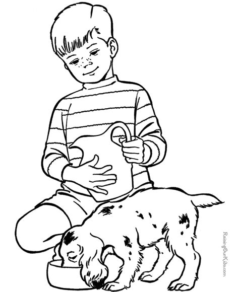 pets coloring page coloring home