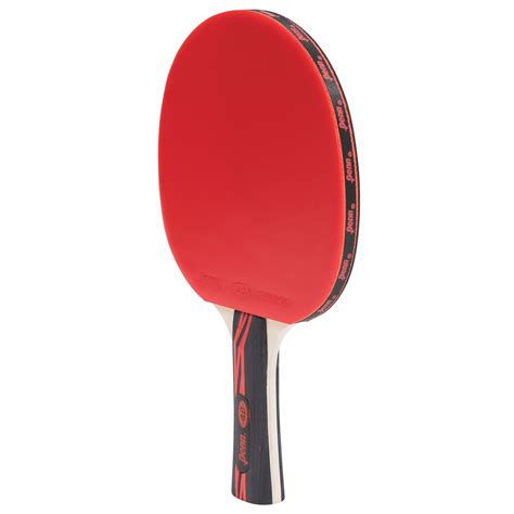 penn  table tennis paddle  paddle red tournament grade rubber  flared handle