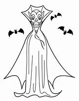 Vampiro Kolorowanki Wampir Vampires Coloriages Bats Bestcoloringpagesforkids sketch template