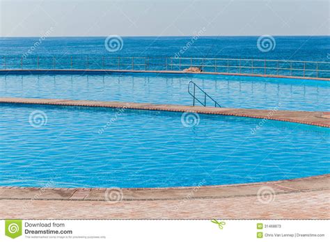 pools blue ocean beach stock image image  summer horizon