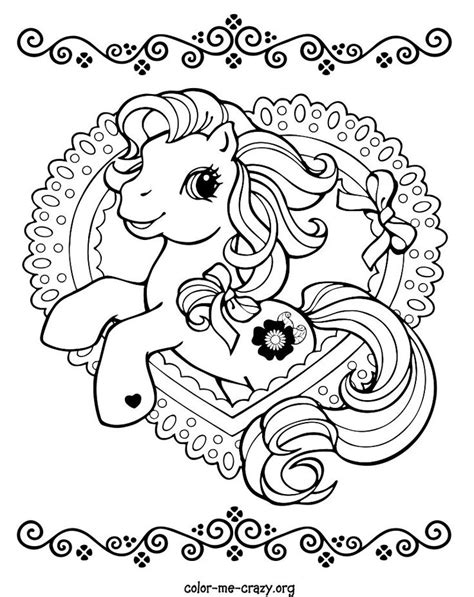 pony coloring page coloring pages printables pinterest