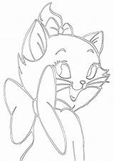 Coloring Marie Cat Pages sketch template