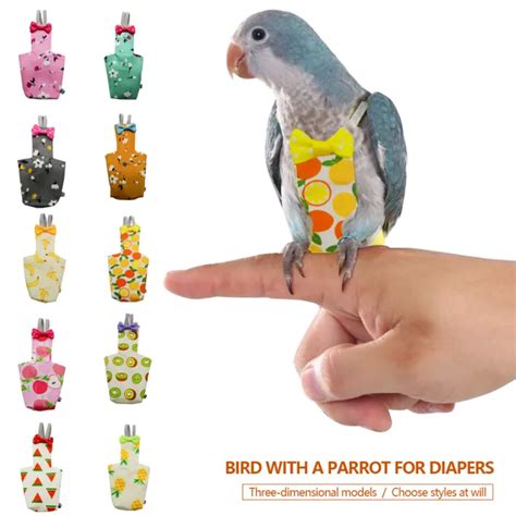 betop parrot diaper flight suit diaper clothes parrot parakeet pigeon medium large pet bird lazada
