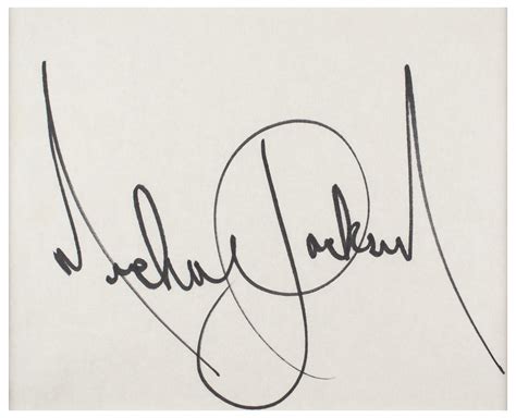 michael jackson signature rr auction