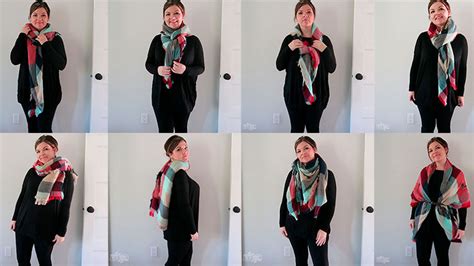 easy ways  wear  blanket scarf  diy mommy