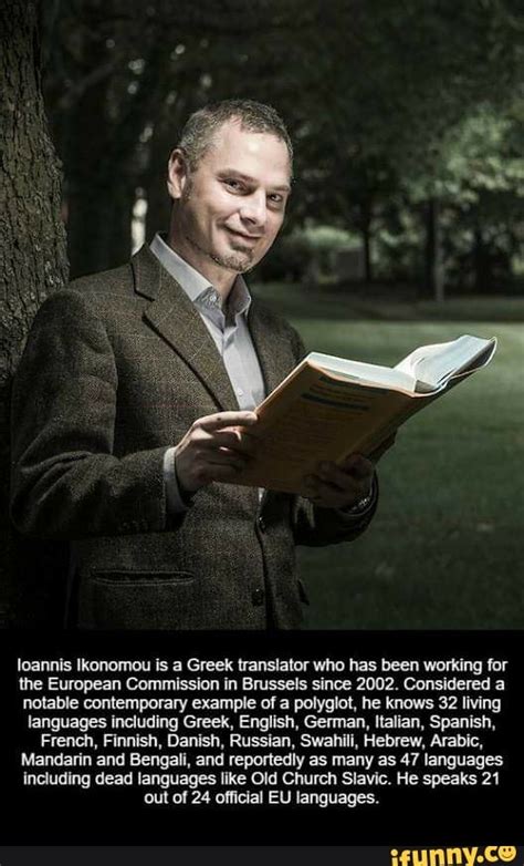 loannis ikonomou is a greek translator who has been