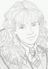Hermione Granger Coloriage Grangers sketch template
