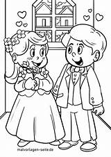 Hochzeit Malvorlage Malvorlagen Heiraten sketch template