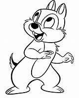 Chip Coloring Pages Disney Dale Clipart Outline Drawing Dales Printable Kids Size Castle Print Christmas Da Clip Colorare Cartoon Colouring sketch template