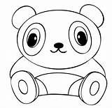 Panda Coloring Cute Baby Pages Drawing Printable Getdrawings Print Getcolorings Color Colo sketch template