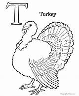 Coloring Turkey Thanksgiving Pages Preschool Printable Print Letter Alphabet Abc Book Farm Printing Help sketch template