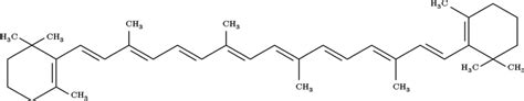 carotene molecule chemical  physical properties