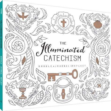 illuminated catechism coloring book