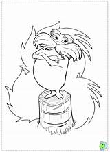 Lorax Coloring Pages Truffula Tree Dr Seuss Dinokids Trees Kids Fun Choose Board Library Color Sheets Popular Close Letscolorit Charming sketch template
