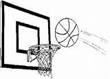 Basketball Basquete Cesta Basquetebol Bola Entrando Crayola Baloncesto Pelota Everfreecoloring Sport Qdb sketch template