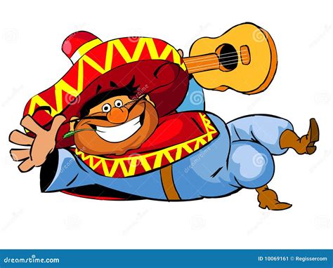 happy mexican stock illustration illustration  happy