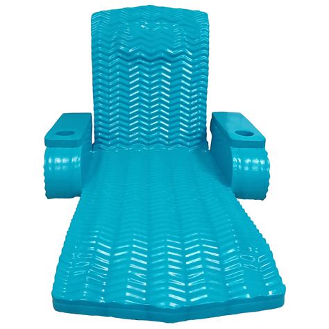 New Deluxe Foam Cushion Unsinkable Pool Lounge Chair Floating Chaise