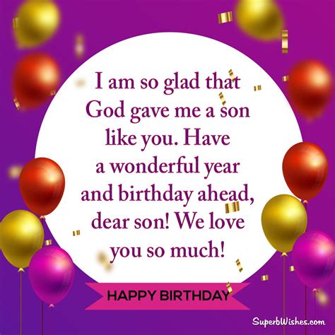 full  amazing collection   birthday wishes images  son