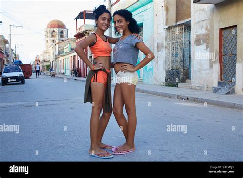 young cuban girls  res stock photography  images alamy