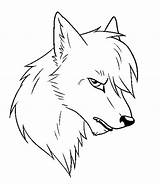 Wolf Sad Anime Crow Lineart Outline Deviantart Coloring Pages Couple Faced Base Template Draw Pensive Sketch Cute Girl Winged Templates sketch template