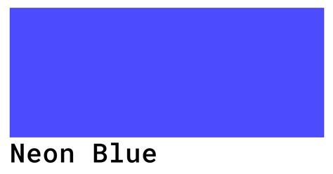 neon blue color codes  hex rgb  cmyk values