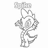 Coloring Spike Pages Pony Little Color Mlp Toddler Will Top Glimmer Starlight Eliana sketch template