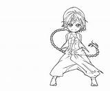 Aladdin Coloring Magi Pages Chibi Characters Comments Another Wee Nintendo Character sketch template
