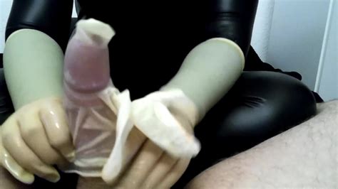 Milking In A White Latex Glove Redtube