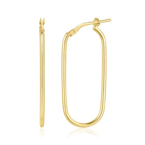 Oval Hoop Earrings Pravins