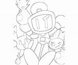 Bomberman Wow sketch template