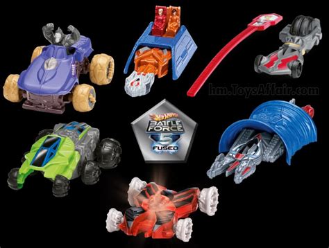 hot wheels battle force 5 fused and hello kitty happy meal