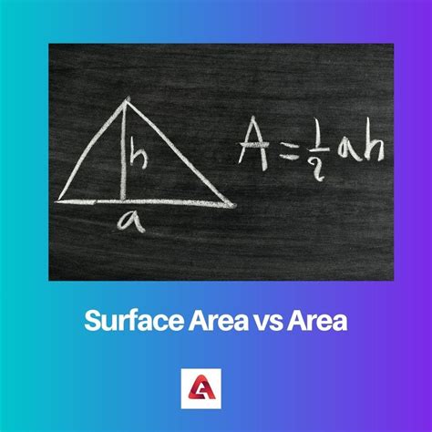 surface area  area difference  comparison
