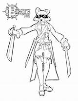 Coloring Pages Pirate101 Morgan Lafitte Pirate sketch template