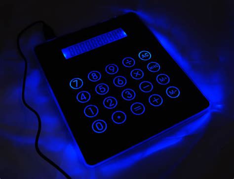 illuminated mousepad calculator  usb hub